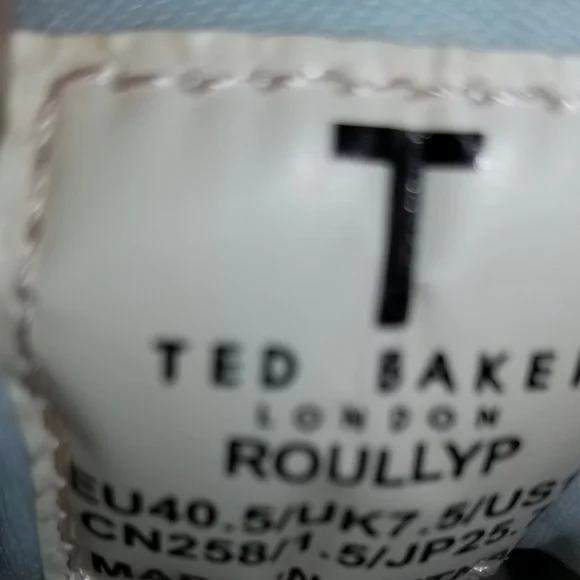 Ted Baker LONDON Sneakers. Size 10. White/Floral at the sole - Picture 7 of 8